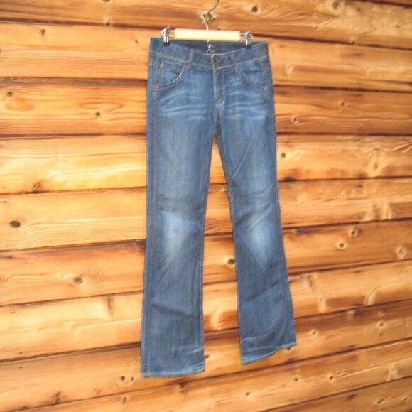 Hudson Signature flare Boot Cut Flare Low Rise Jeans 27 X 29.5 - Picture 3 of 12